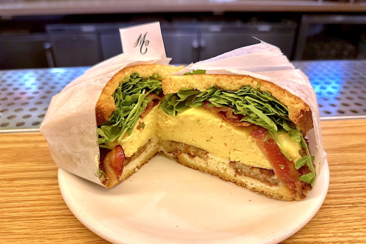 The Breakfast Sandwich from Middle Child Clubhouse. | Photo by Ethan Pan