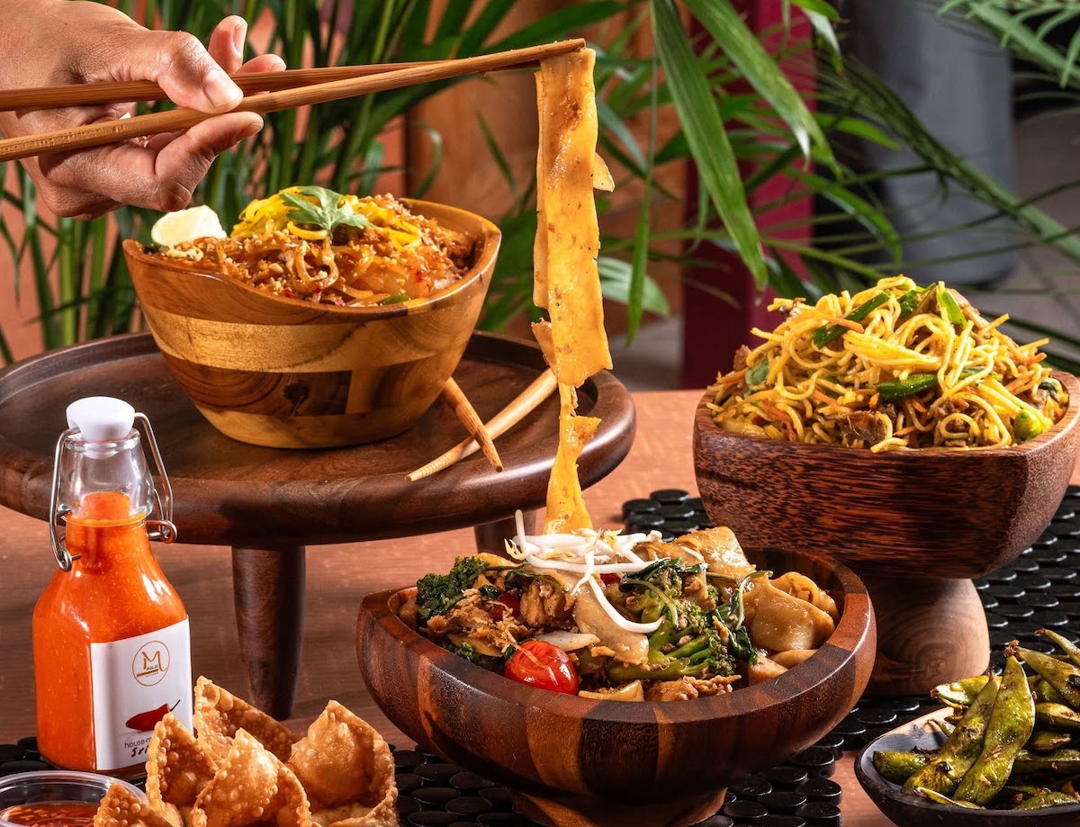 Pad Thai, drunken noodles, and tiger noodles at Brya Zan in Plano. | Photo by Brya Zan