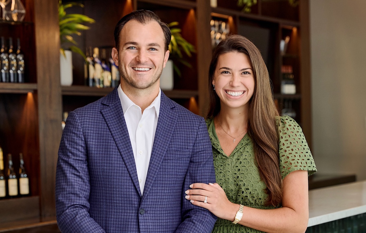 Carly and John Whitehurst at the Board Room. | Photo by Natalie Goff