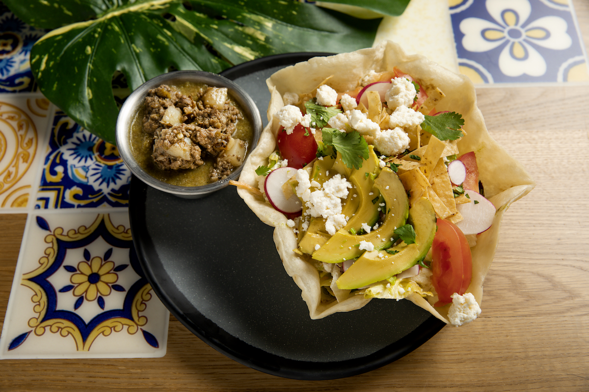 A classic taco salad is one of the many options for pre-order. | Photo by Casa Bonita