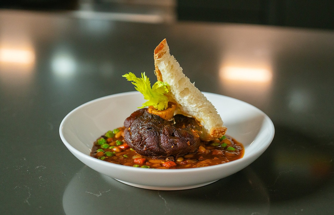 The finished dish from the first episode of Chef'n It. | Photo by Behind the Apron Media