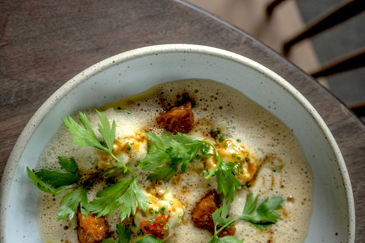 Chicken and Shrimp, one of the dishes debuting at Cimera. | Photo by Luis Morales and Brandon Smith