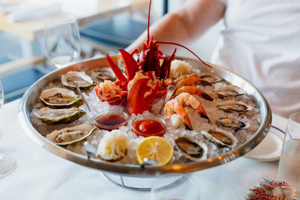 Raw oysters at Clark's Oyster Bar. | Photo by Justin Cook