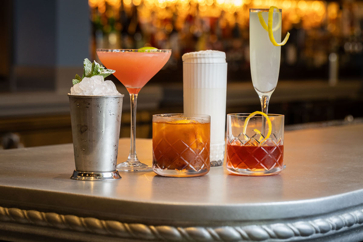 Classic cocktails are reimagined at Brennan's Courtyard Bar. | Photo by Alexander Hemingway