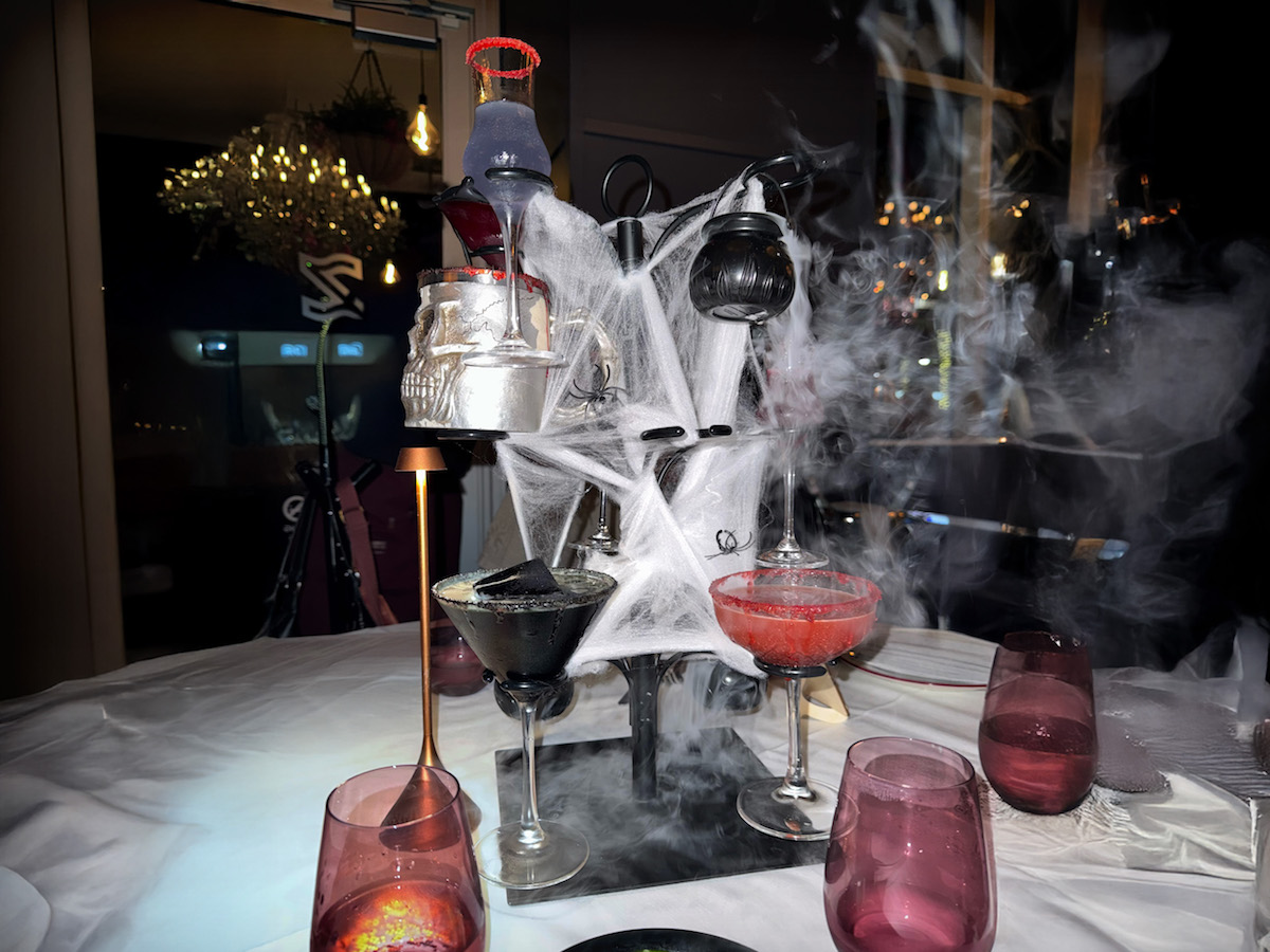 Zanti's spooky cocktail tree, available through October 31. | Photo by Zanti