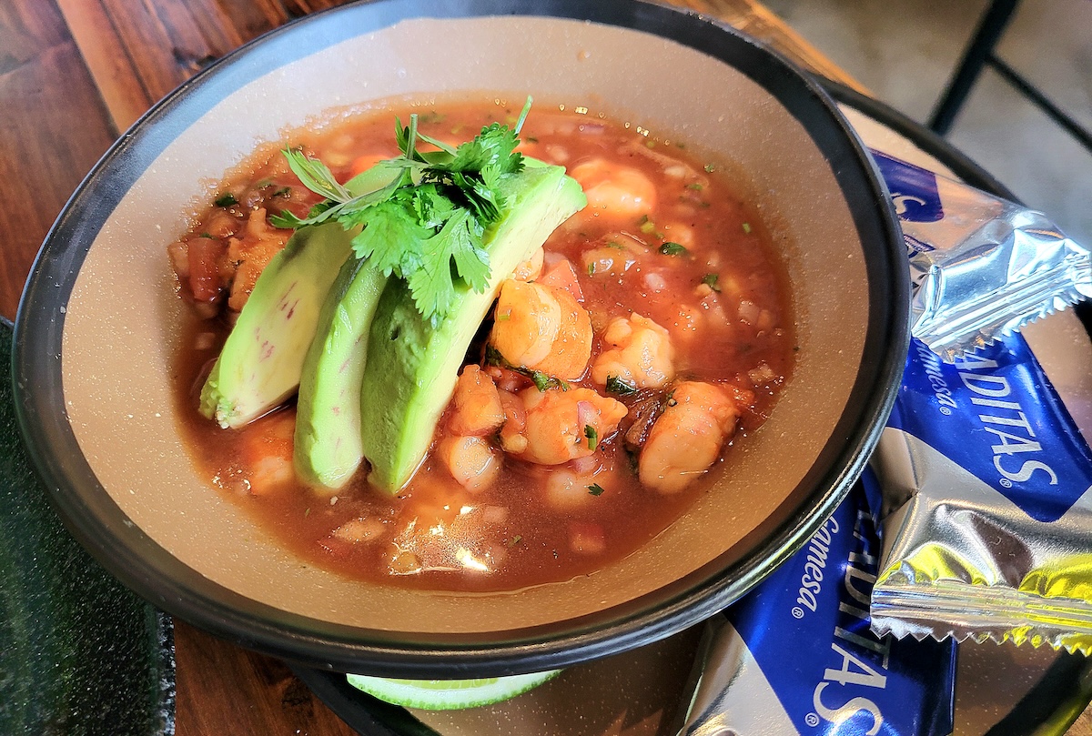 Coctel Campechano at Xiquita is only available during happy hour. | Photo by Linnea Covington