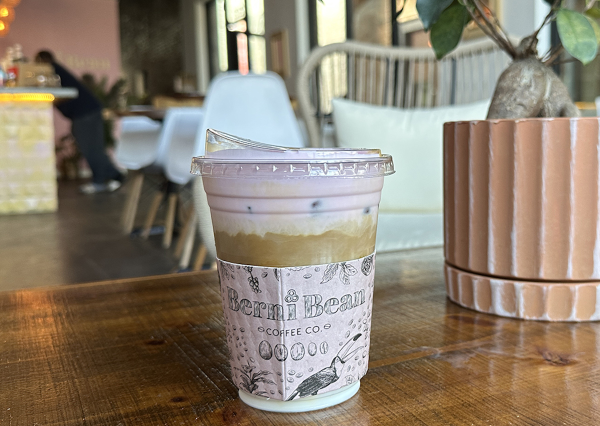 Berni Bean latte at Berni Bean Coffee Co. | Photo by Desiree Gutierrez