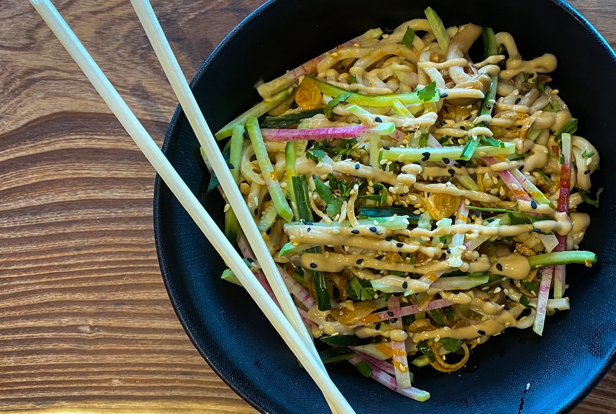 Cold Sesame Noodles are a must and a throwback to the original Pig and Tiger. | Photo by Lucy Beauregard