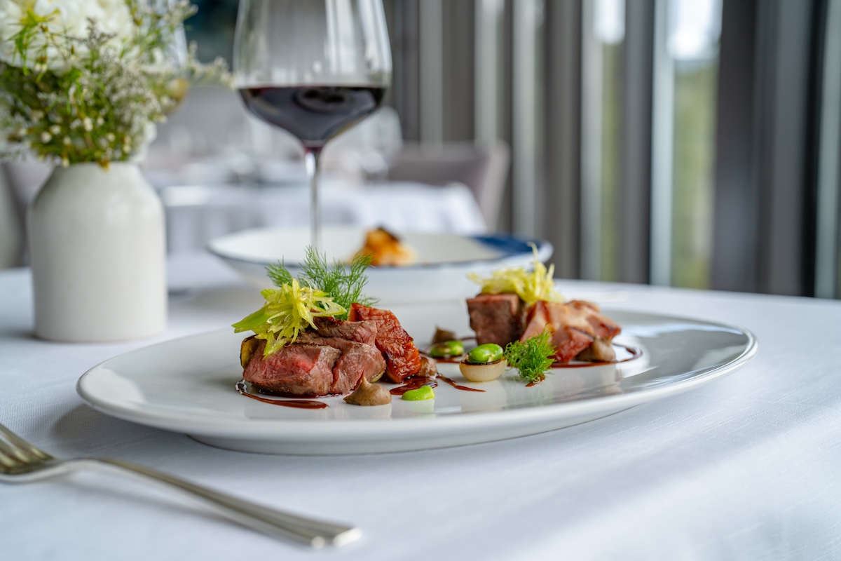 At Flagstaff House, all the food is sustainably sourced and some is even forged nearby. | Photo by Behind the Apron Media