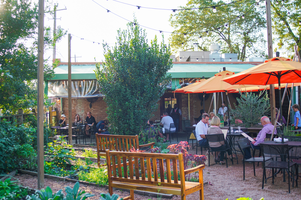 The garden at Coltivare. | Photo by Coltivare