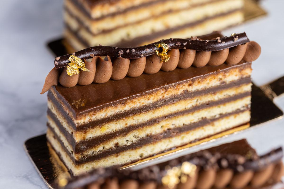 Common Bond's limited time Lunar New Year entremet. | Photo by Andrew Hemingway