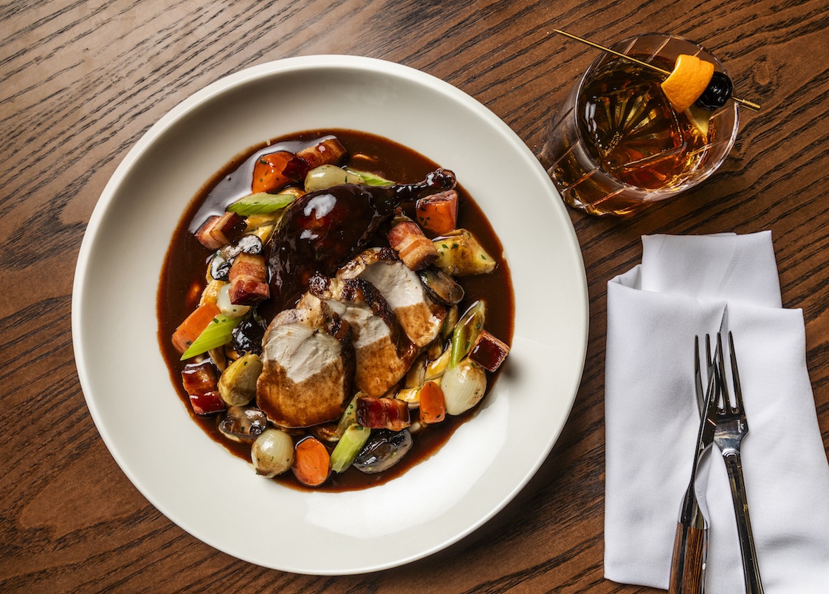 Coq au vin at Perseid. | Photo by Julie Soefer