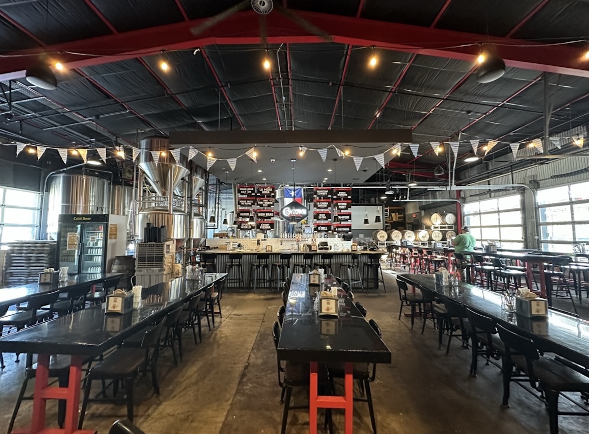 The tap room at Cowtown. | Photo by Cowtown