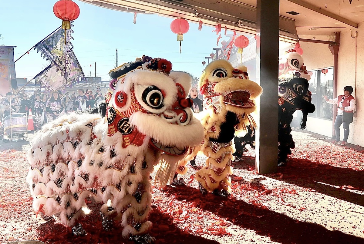- DiningOut Lion dancers for Lunar New Year. | Photo by Far East Center