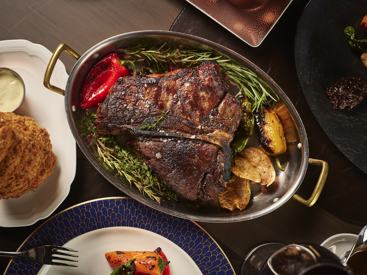 - DiningOut Porterhouse steak at Crown Block. | Photo by Bill Milne