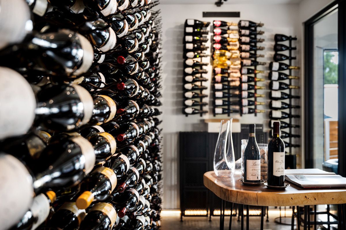 DSC_2707 - DiningOut The enclosed wine room at Sonoma Garden Oaks. | Photo by Sonoma