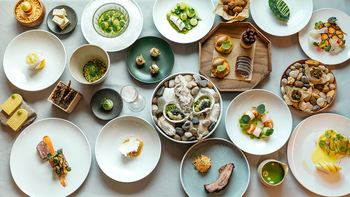 - DiningOut A variety of dishes on the Halff Culinaire tasting menu. | Photo by Jackquelyn Brown