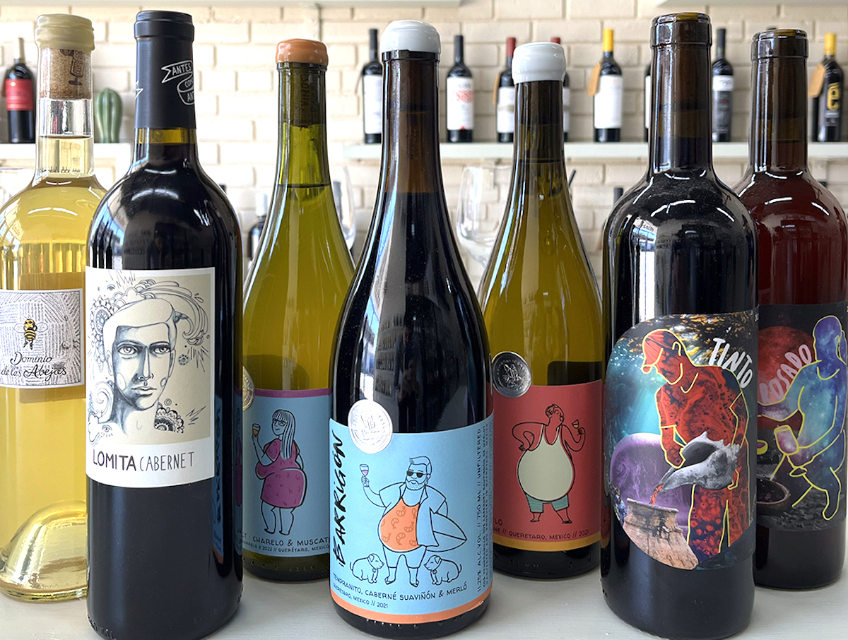Wines from the Vinito wine shop. | Photo by Arturo Flores