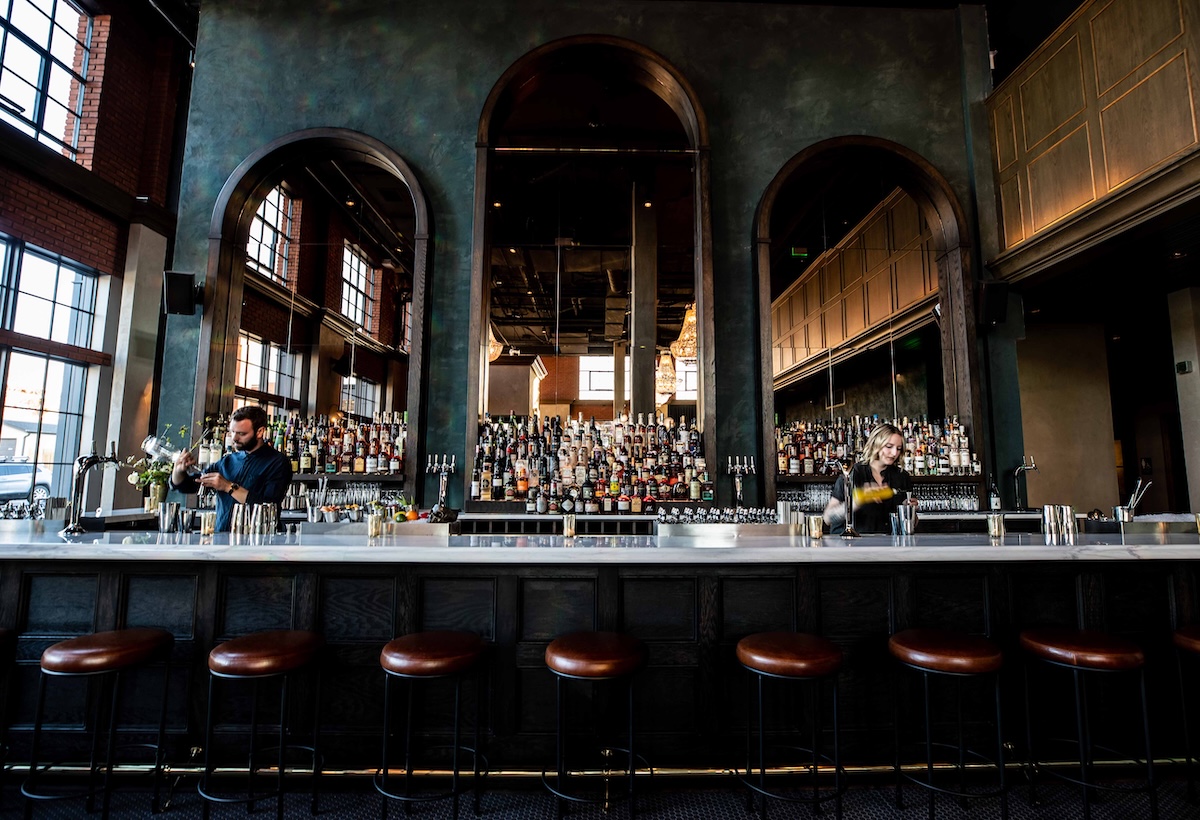 The stunning bar inside The Ramble Hotel in RiNo. | Photo by Death & Co Denver