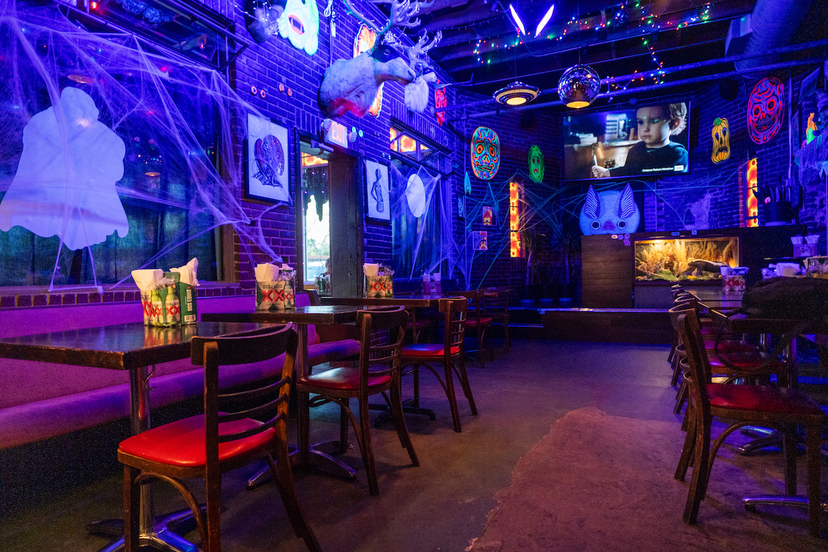 Betelgeuse Betelgeuse decked out with Halloween decor. | Photo by Sergio Trevino