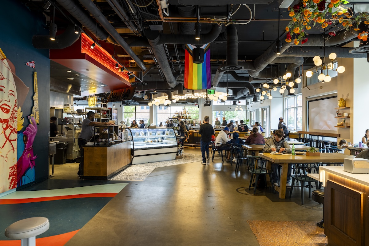 - DiningOut Global Inside the vast Denver Milk Market. | Photo by Dairy Block