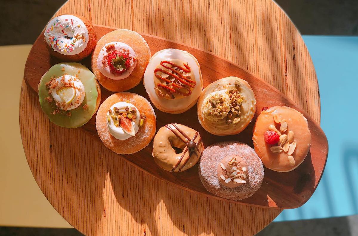 A doughnut spread from Detour Doughnuts and Coffee. | Photo by Detour Doughnuts and Coffee