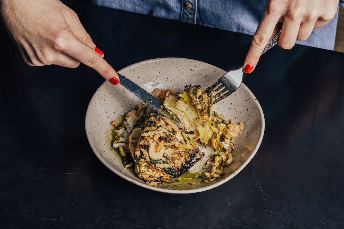 Charred cabbage is on the menu. | Photo by Dio Mio