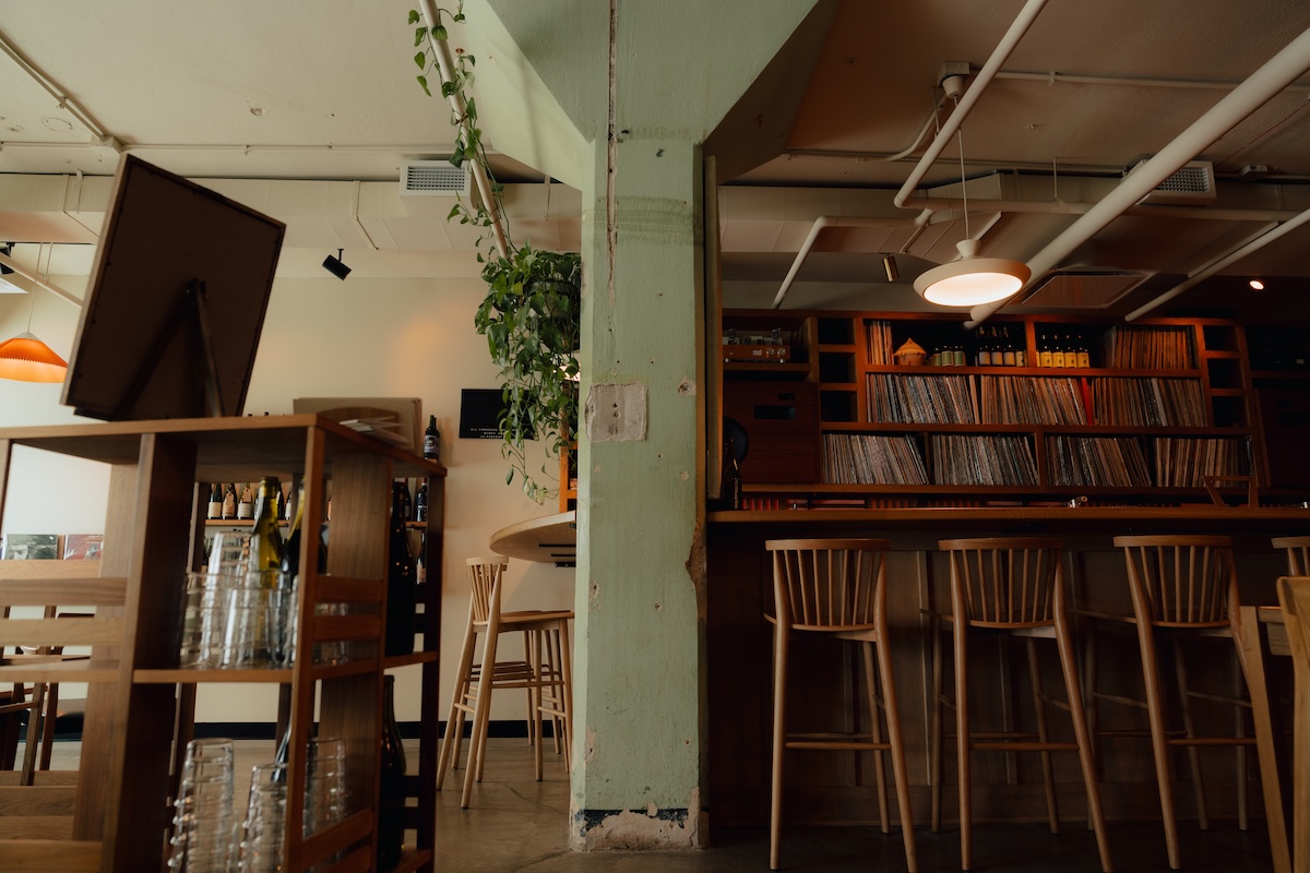 - DiningOut Records, wine, cocktails, and a great vibe are found at ESP HiFi, though at night it gets cozier. | Photo by Ivy Wild Visuals