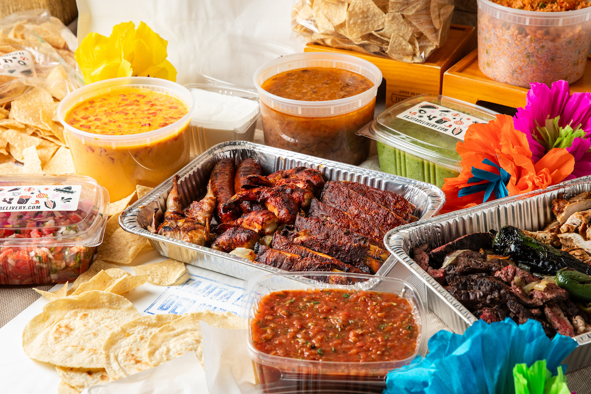 A spread from fajitadelivery.com. | Photo by Becca Wright