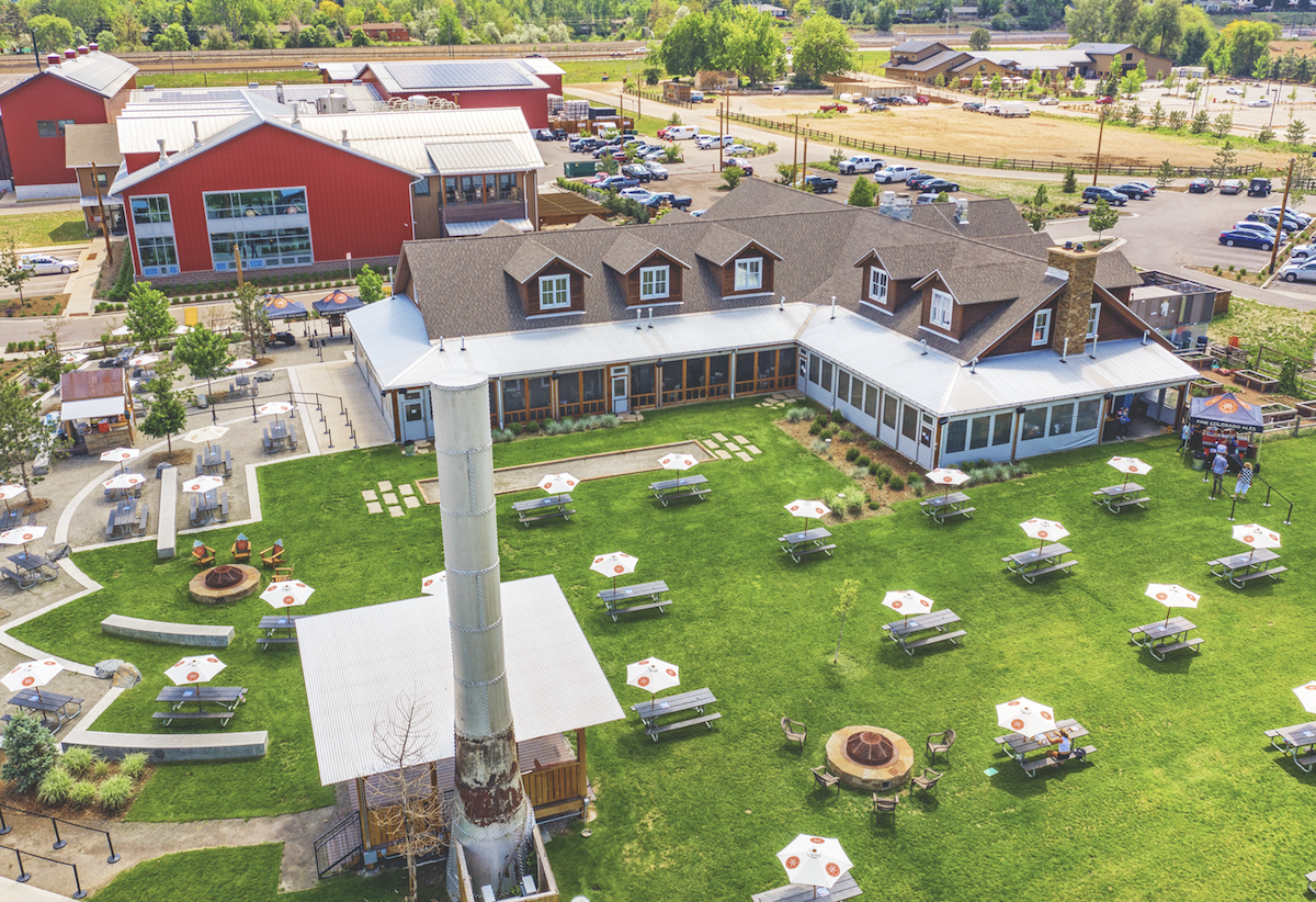 - DiningOut Global The Farm House is in the epic brewery campus. | Photo by Breckenridge Brewery