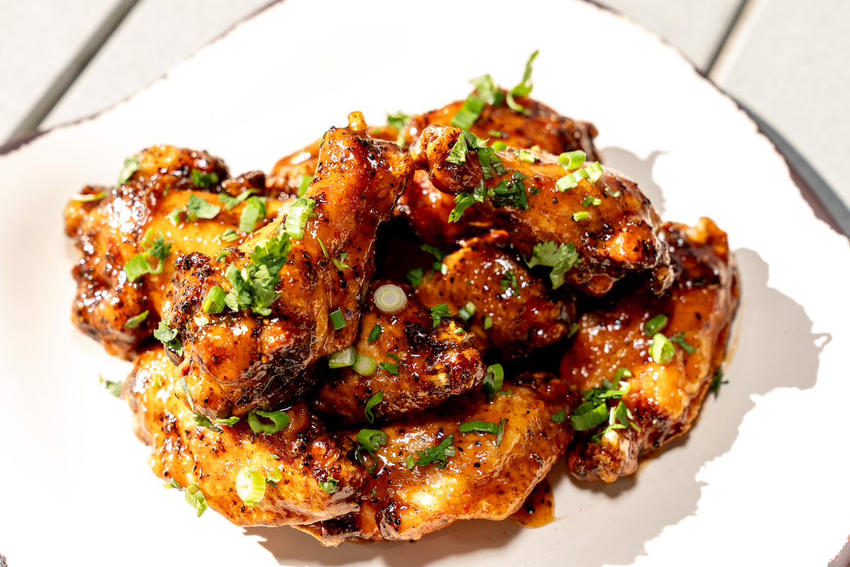 The smoked wings at Feges BBQ. | Photo by Carla Gomez