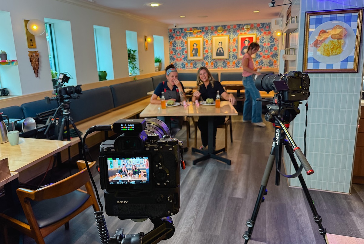 Eunices-cowboy-ribeye-by-Michael-Anthony - DiningOut Global It looks easy, but it takes a lot work to film a cooking show. | Photo by Behind the Apron Media