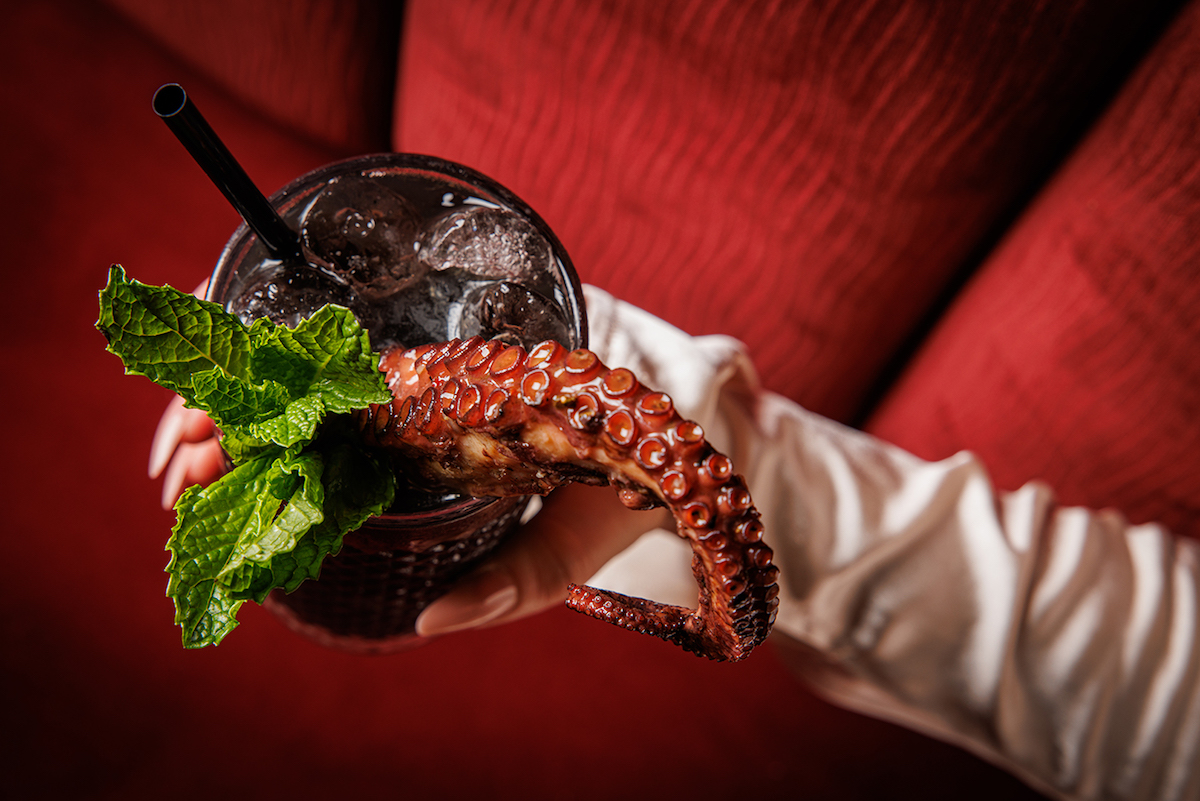 - DiningOut Ocean Garden cocktail at Flamant. | Photo by Samantha Marie