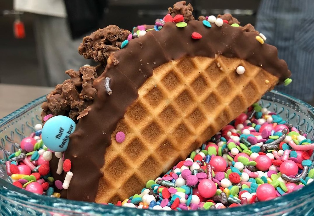 The choco taco at Little Rey. | Photo by Fluff Bake Bar