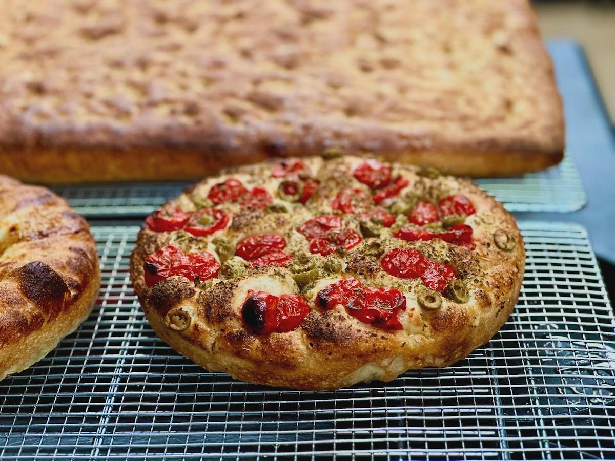 linguine-fra-diavolo - DiningOut A fresh baked focaccia pizza at the Focaccia Bakery. | Photo by the Focaccia Bakery