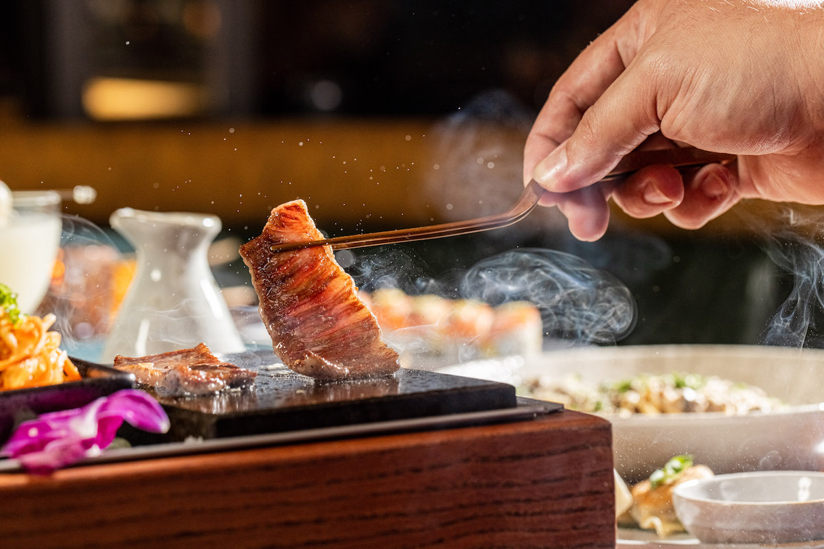 The wagyu hot rock at Catch Dallas. | Photo by CatchRestaurants.com