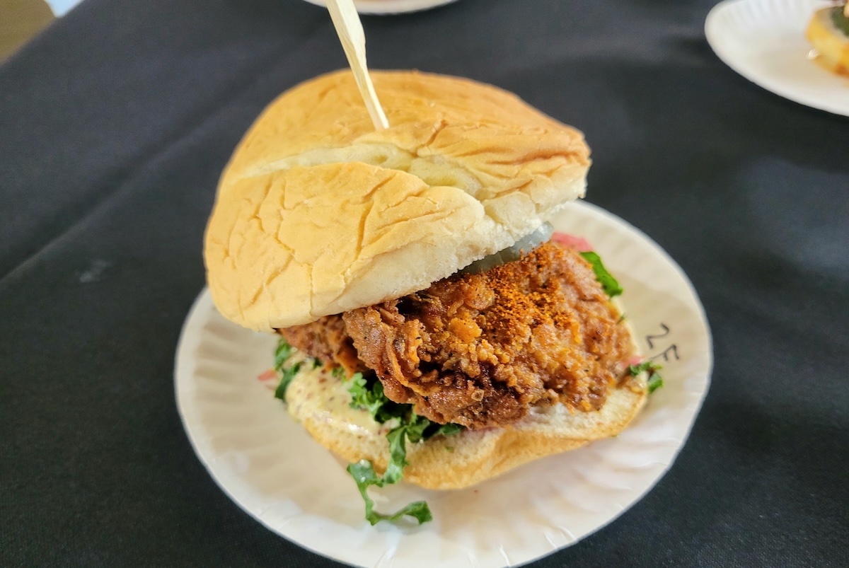 Former Saint was a top choice during Chicken Fight! | Photo by Linnea Covington