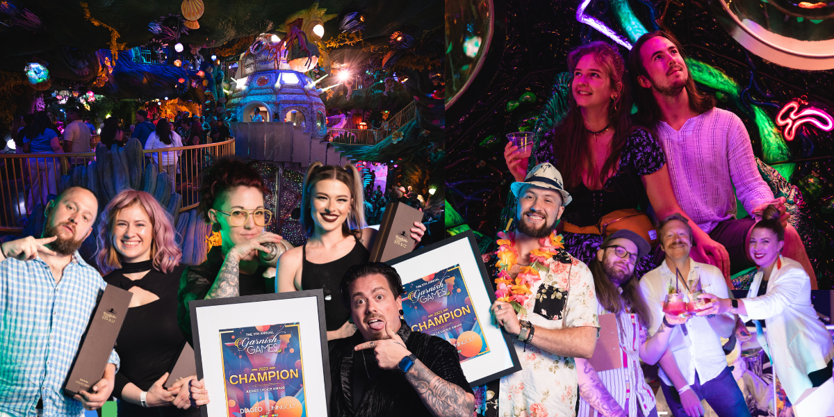 Clear your calendars, hire babysitters, or bribe your in-laws because on August 24, the battle lines will be drawn and the air will be heavy with the scent of warfare—and fried chicken. Chicken Fight Festival, the brainchild of the fiendishly creative minds at DiningOut Events, is strutting back into town. Think of it as the culinary version of WrestleMania but with less spandex and more seasoning. As the backdrop for this year’s Garnish Games, the 4-story exhibition—home to over 70 unique installations, rooms, and portals—provides an extraordinary setting for a cosmic clash of garnishes and mixology mastery.