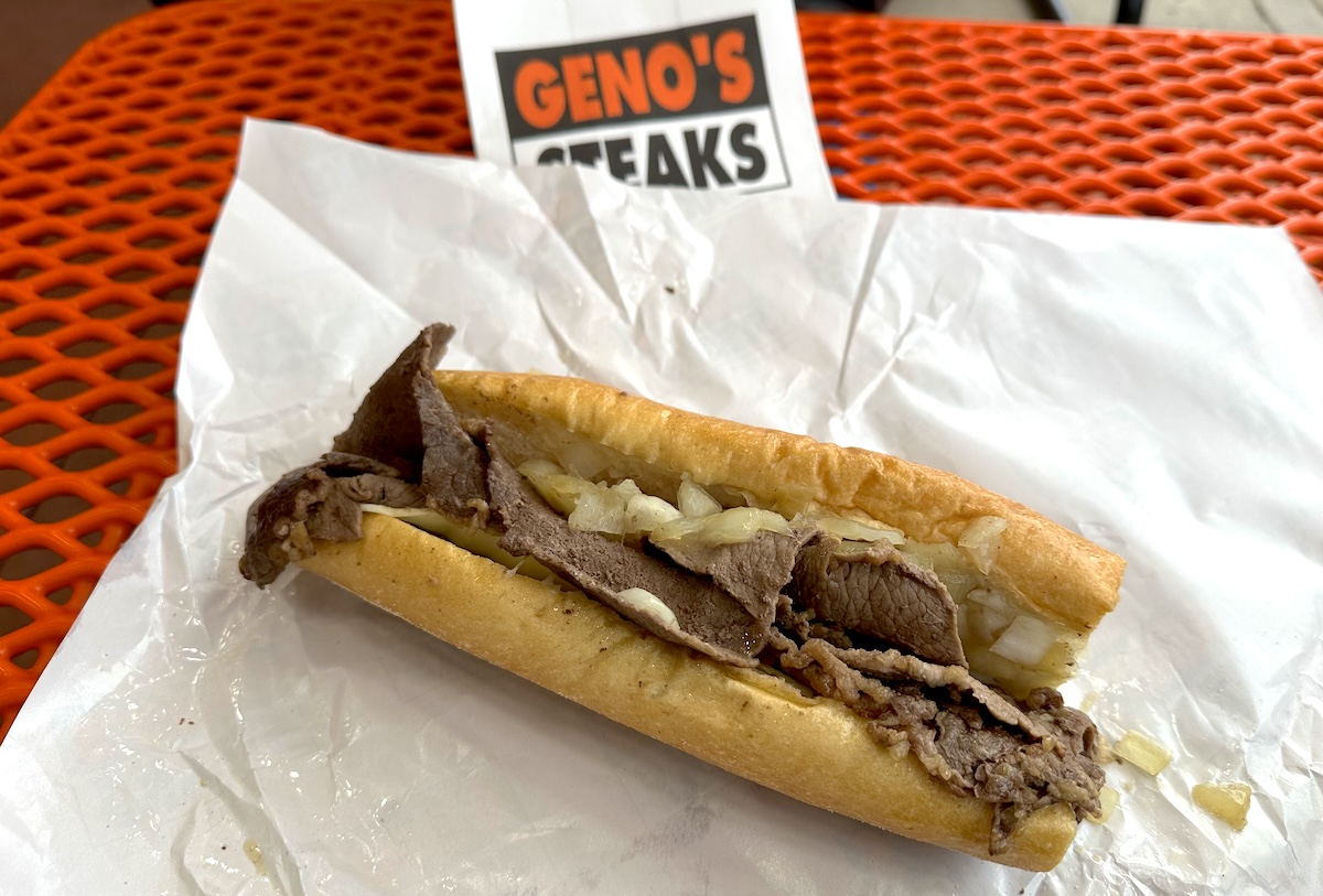 Geno's Cheesesteak is one of the classic options in Philly. | Photo by Ethan Pan