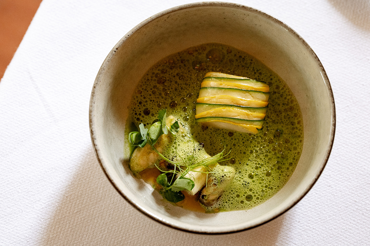 - DiningOut Halibut at Georgie. | Photo by Travis Street Hospitality