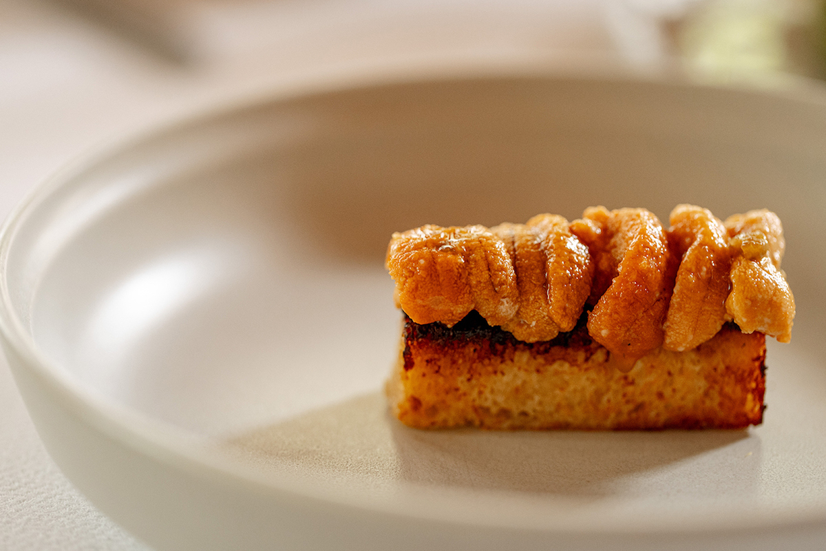 - DiningOut Uni French toast at Georgie. | Photo by Travis Street Hospitality