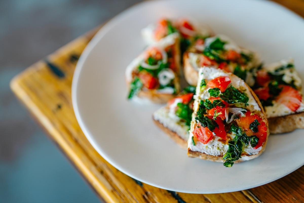 Goat Cheese Toast is one of the many tasty things on the menu. | Photo by Sullivan Scrap Kitchen 