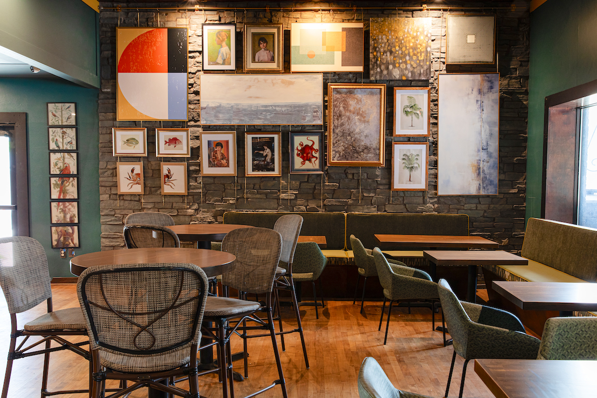 The interior dining area at Good God, Nadine's. | Photo by Becca Wright