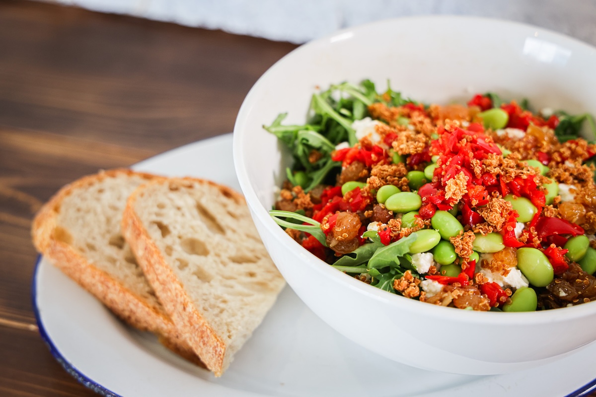 Harvest Crunch Salad is now on the menu at Leven Deli. | Photo by Leven Deli