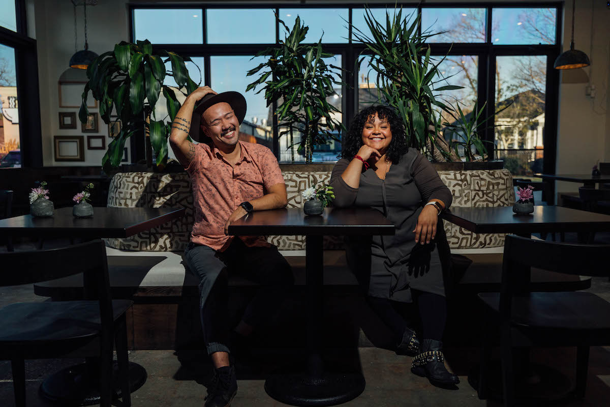 - DiningOut Chefs Henry Lu and Evelyn Garcia. | Photo by Luke Chang, Jia Media