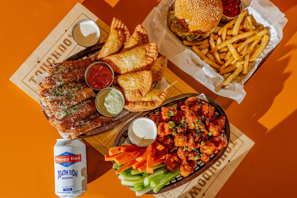 A spread of gameday eats at Hero by HG. | Photo by Kayla Enright