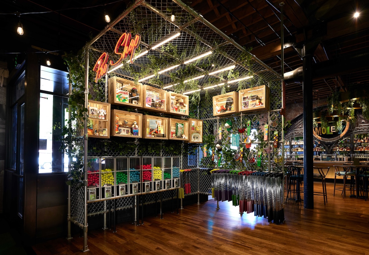 Get your mini golf on while watching the Super Bowl. | Photo by Holey Moley Mini Golf Club