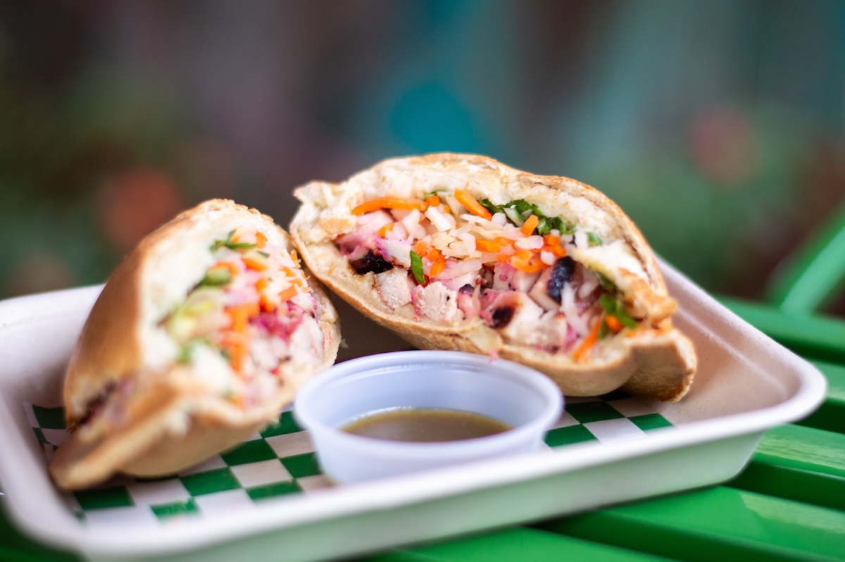 Khmer style Banh Mi sandwich. | Photo by Nicole Rezner