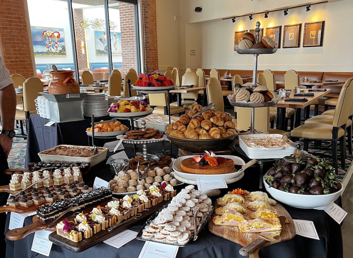 - DiningOut Global The brunch buffet at Hugo's. | Photo by Paula Murphy