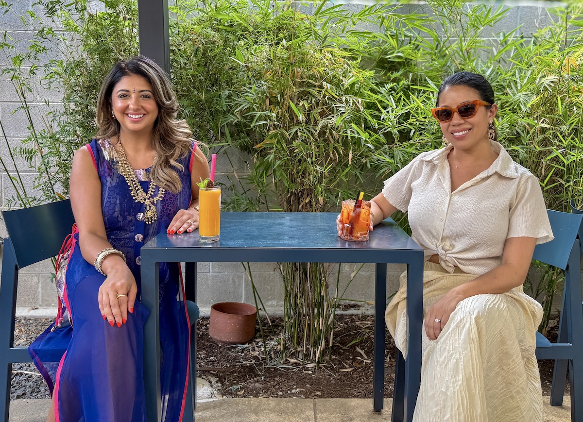Megha McSwain, Managing Editor of DiningOut Houston and Thy Mitchell, co-founder of Traveler's Cart. | Photo by Traveler's Cart